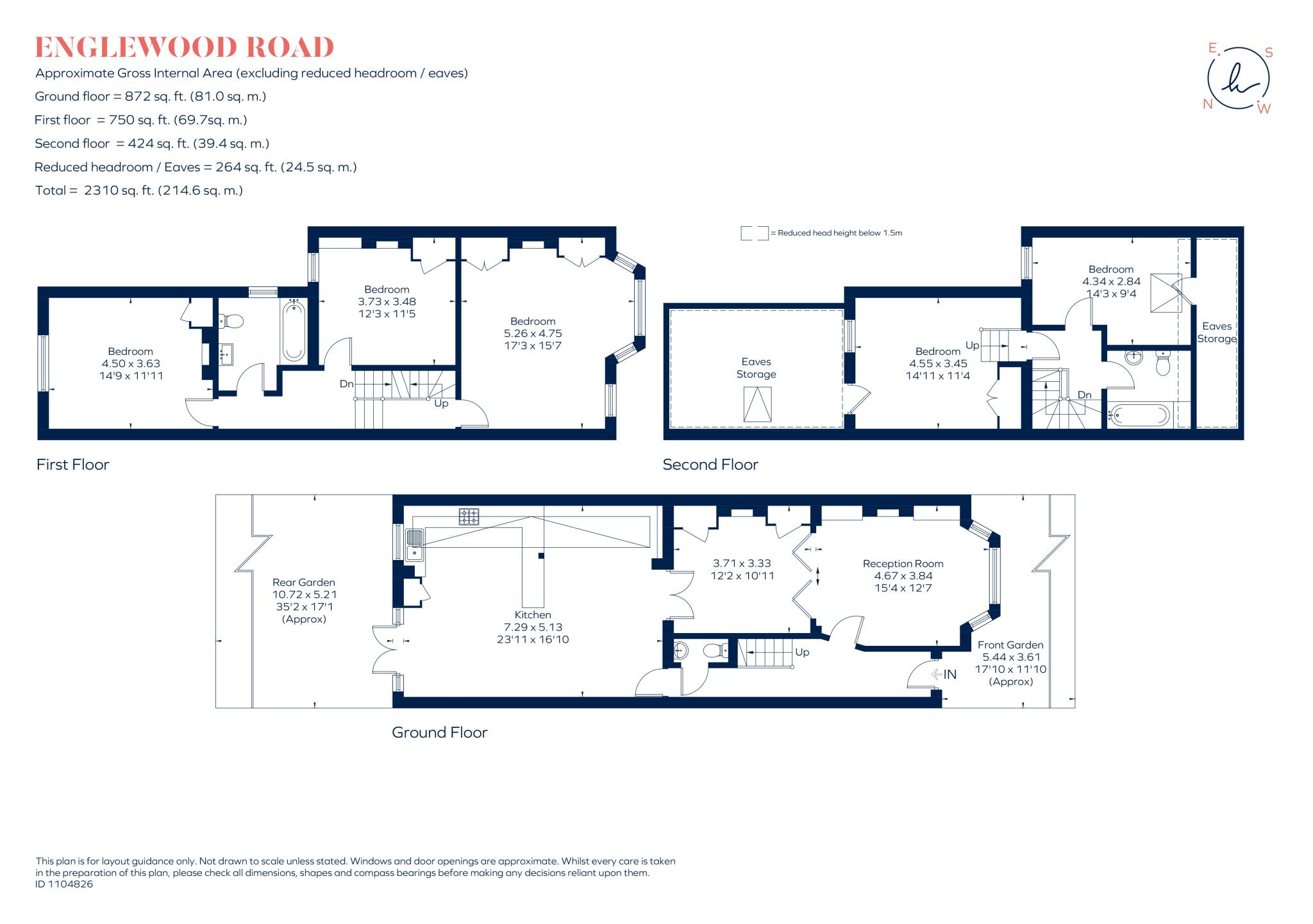 Englewood Road London SW12 floorplan