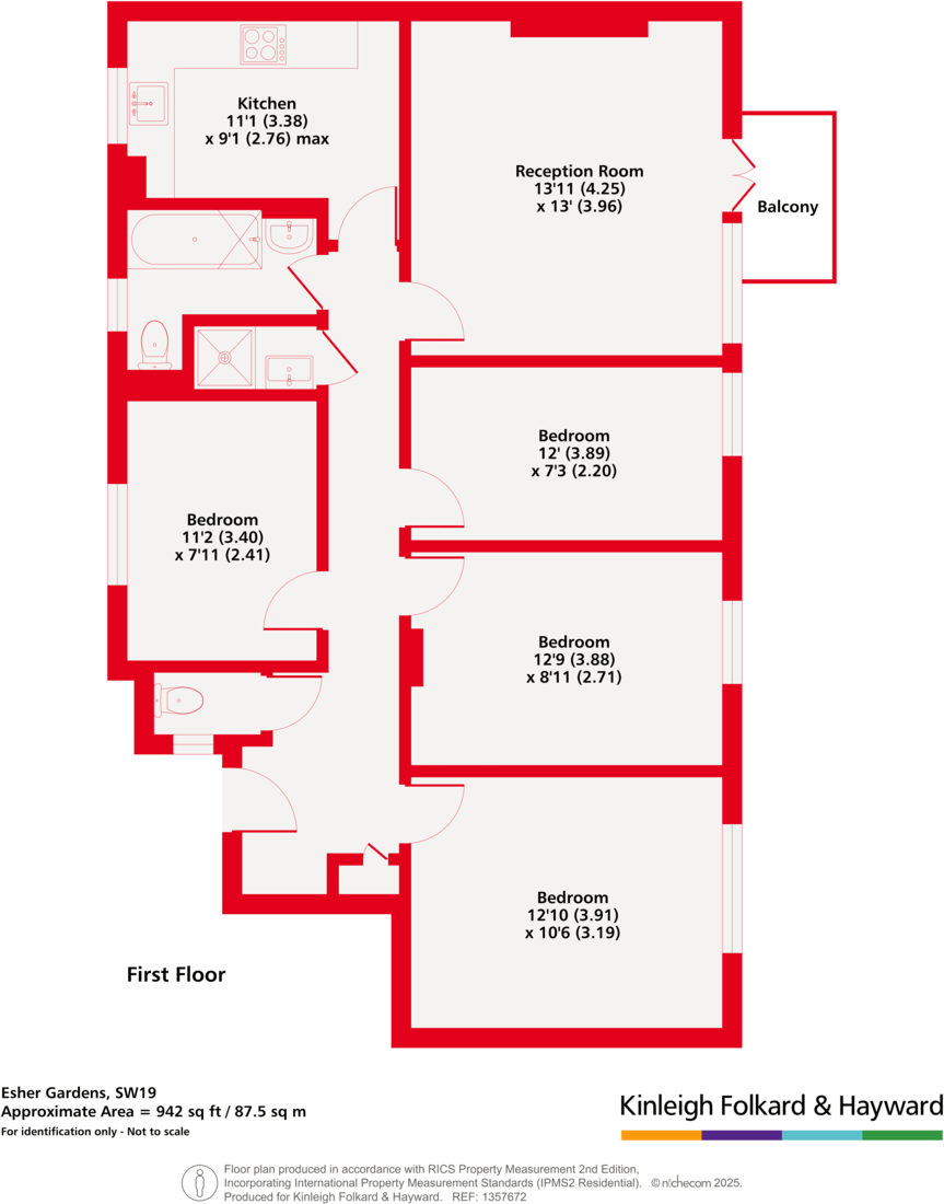 Esher Gardens, London, SW19 floorplan