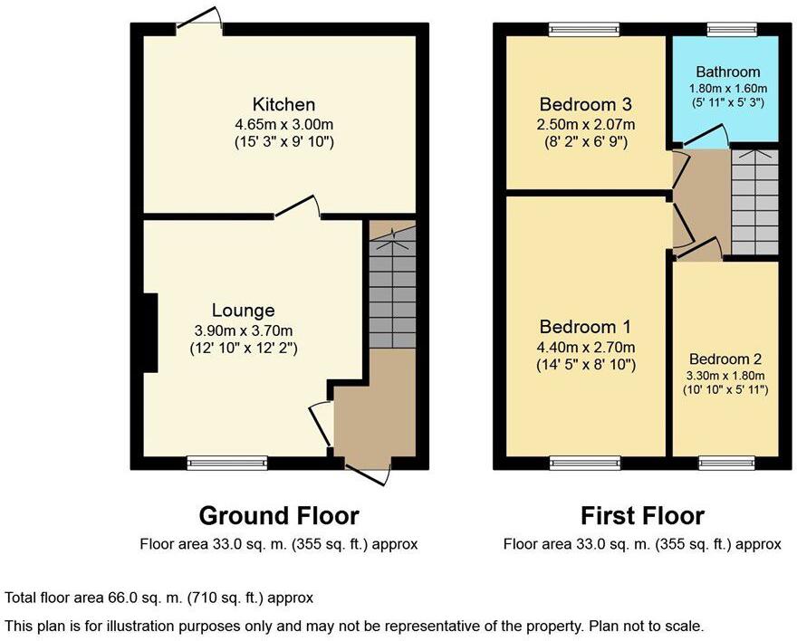 East Lea, Newbiggin-by-the-Sea, Northumberland, NE64 6BJ floorplan
