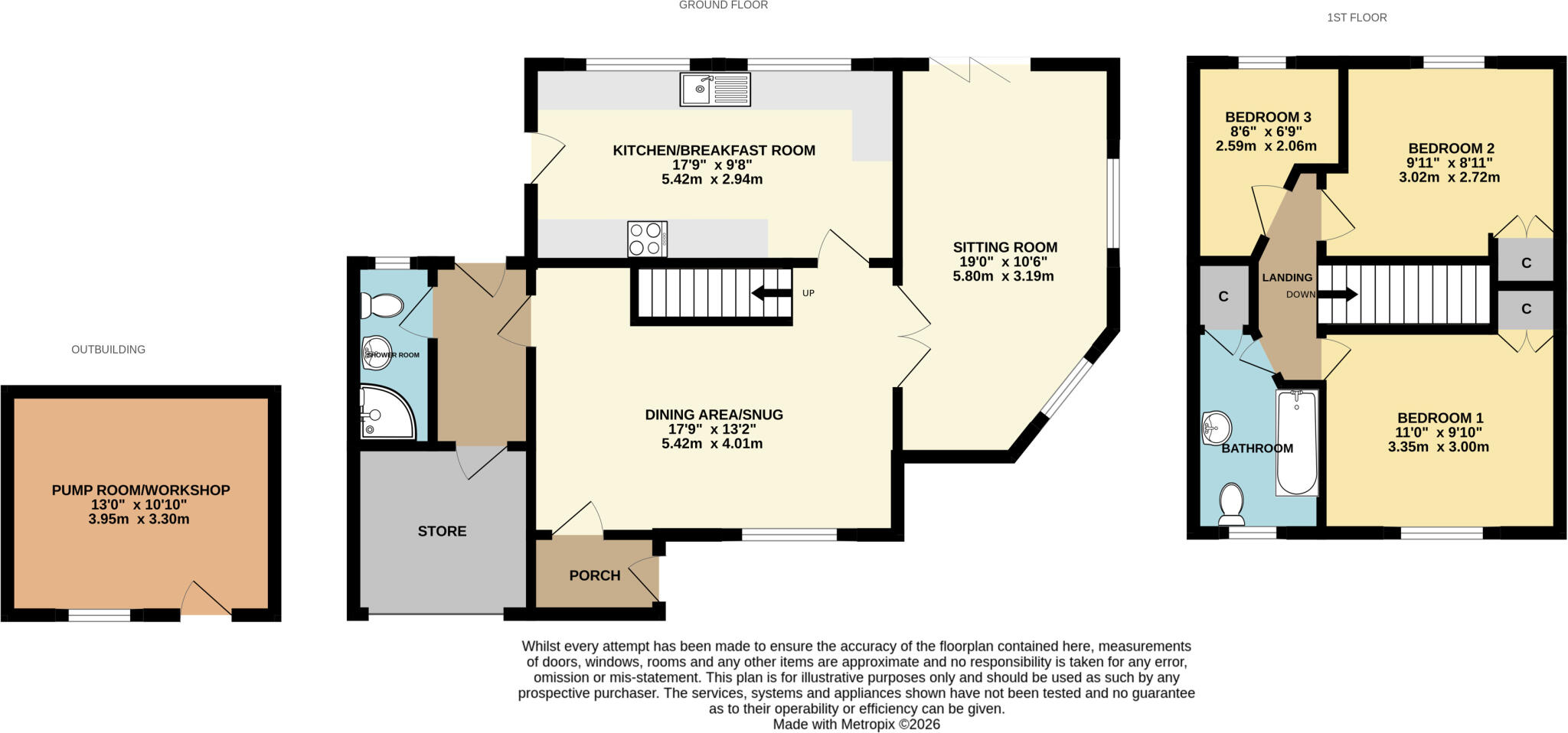 Westaway Close, Barnstaple, Devon, EX31 floorplan