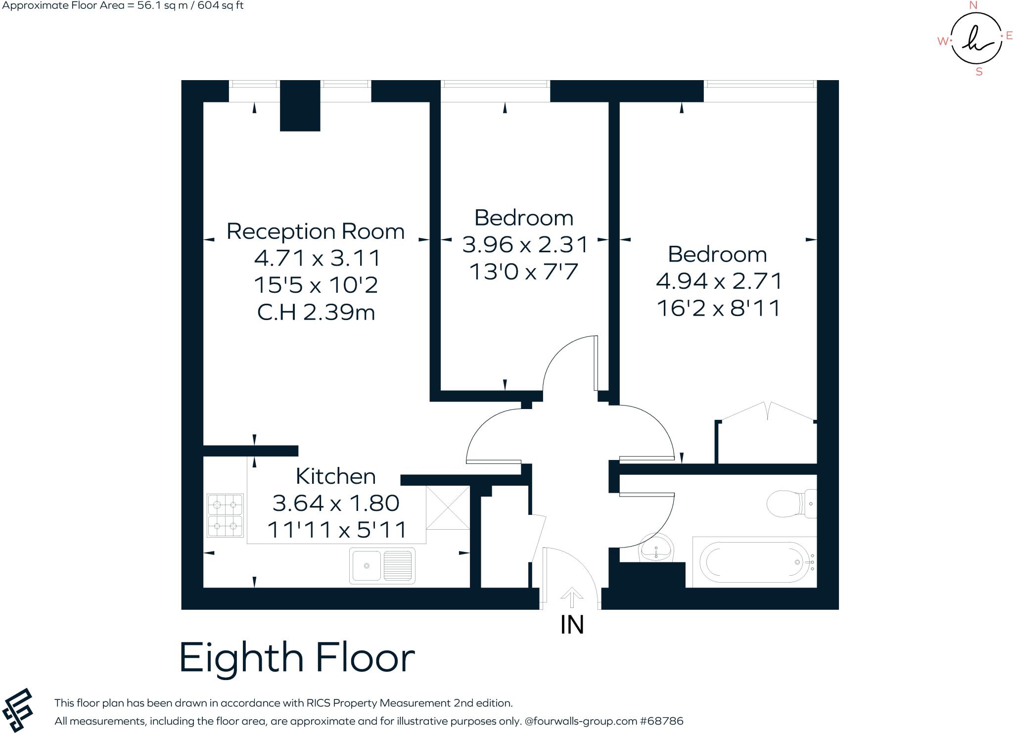 80 Commercial Road, London, E1 floorplan