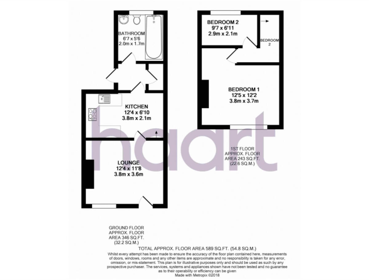 Great North Road, Bedford floorplan