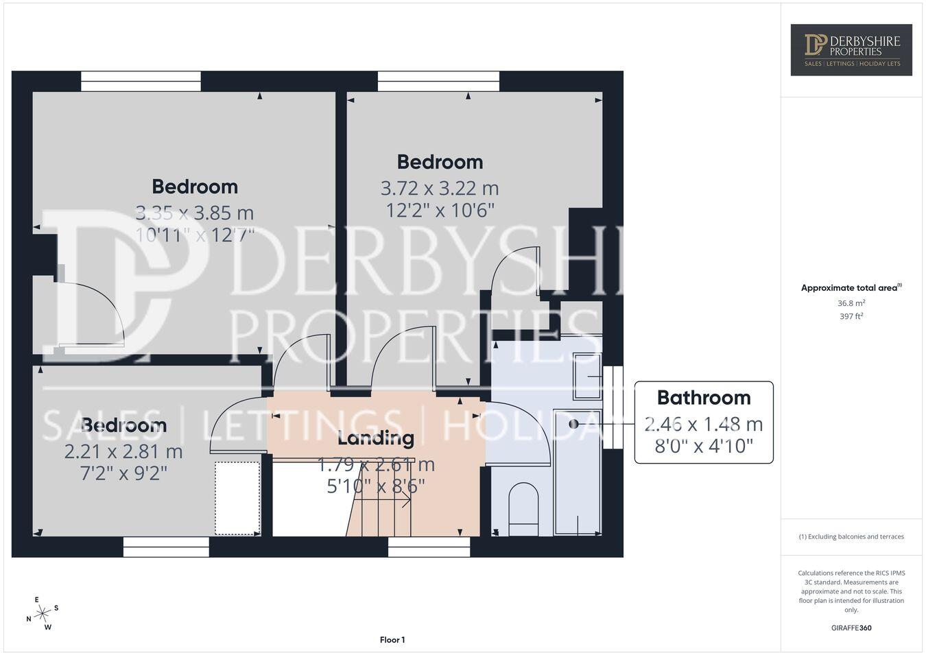 West View, Tibshelf, Alfreton, DE55 floorplan