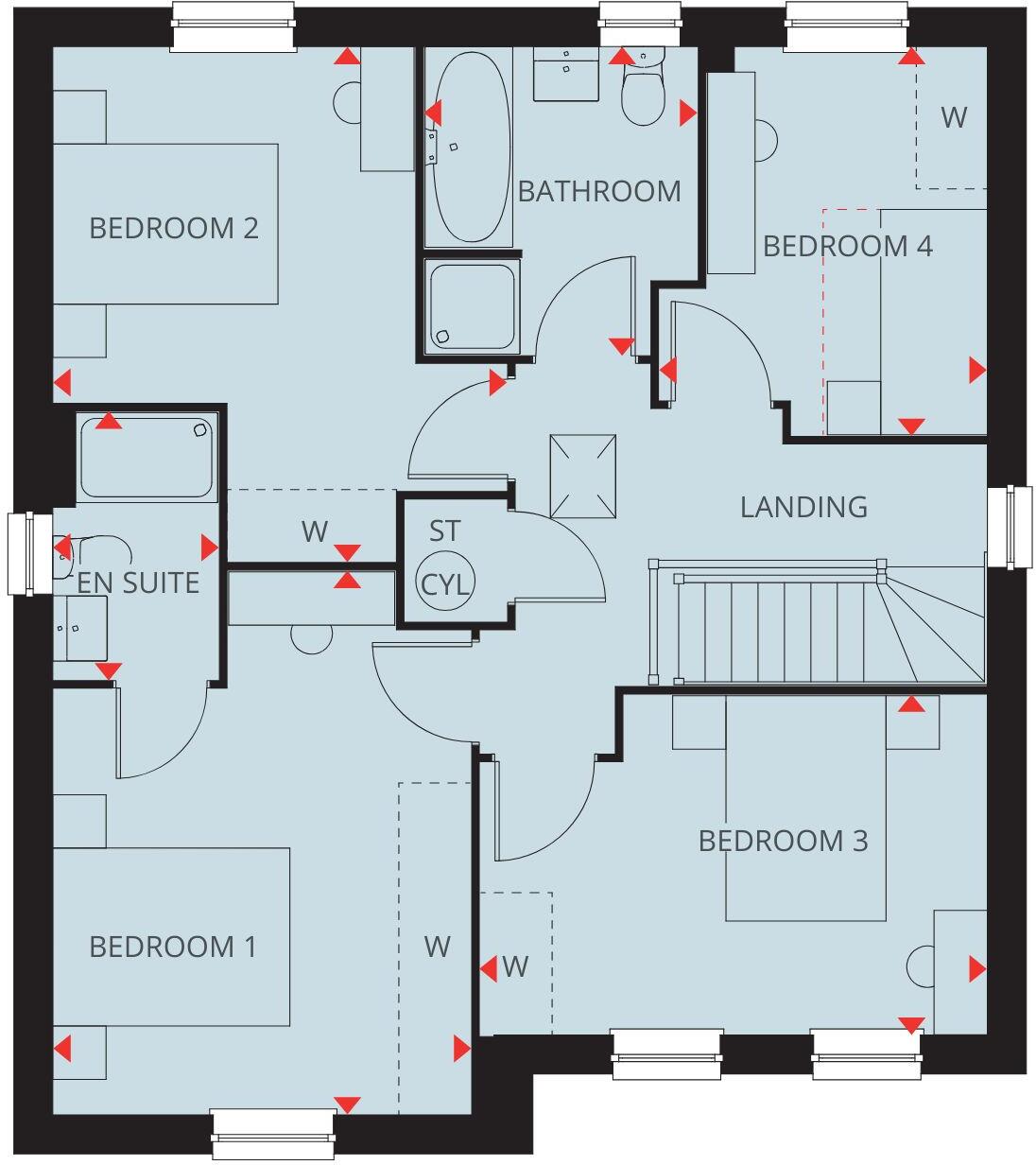 Peter De Stapleigh Way,
Stapeley, 
Nantwich, 
Cheshire, 
CW5 7TU floorplan