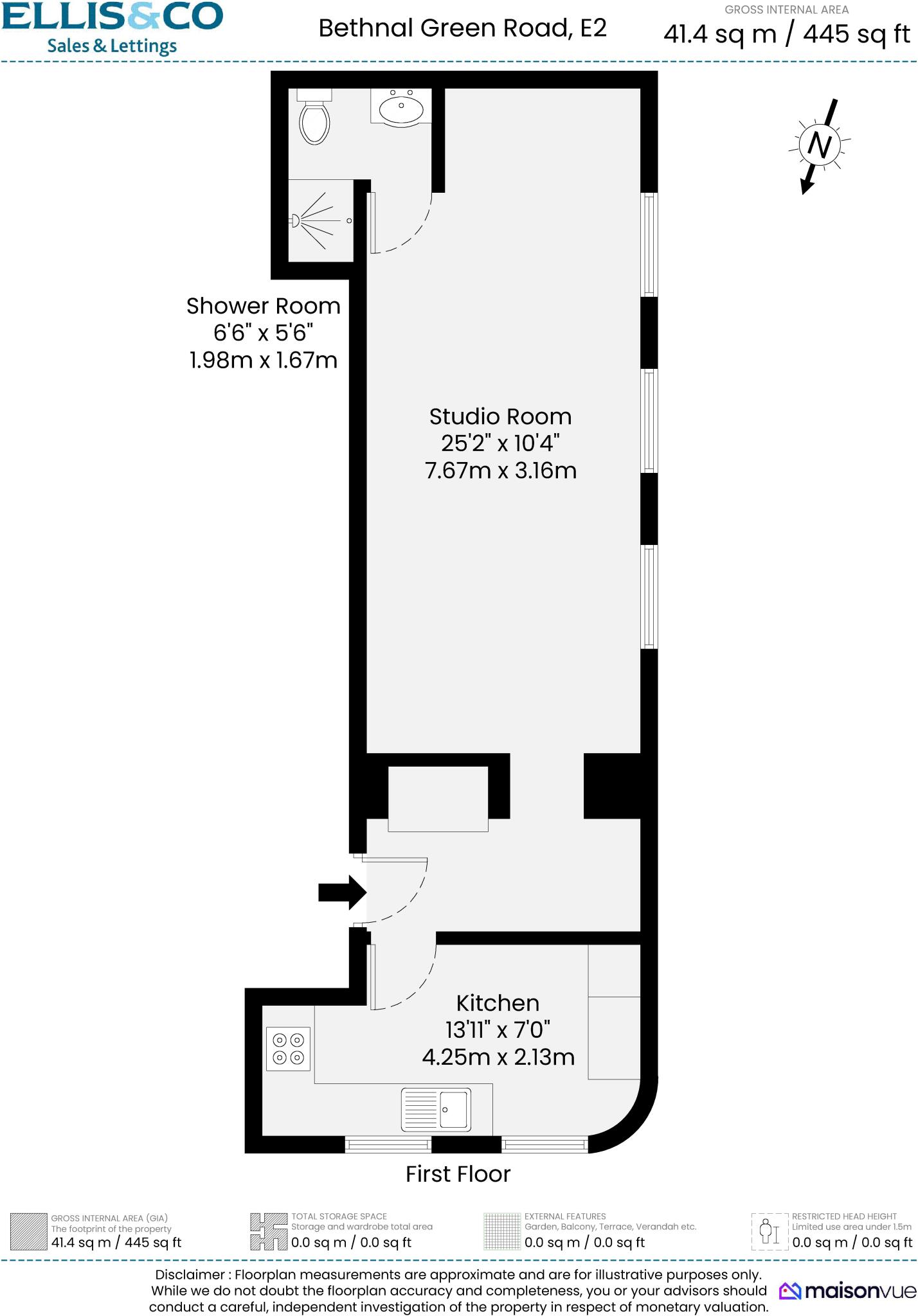 304 Bethnal Green Road, London, E2 floorplan