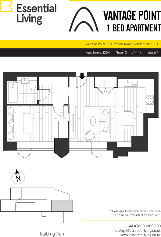 Vantage Point, Junction Road, Islington, London floorplan