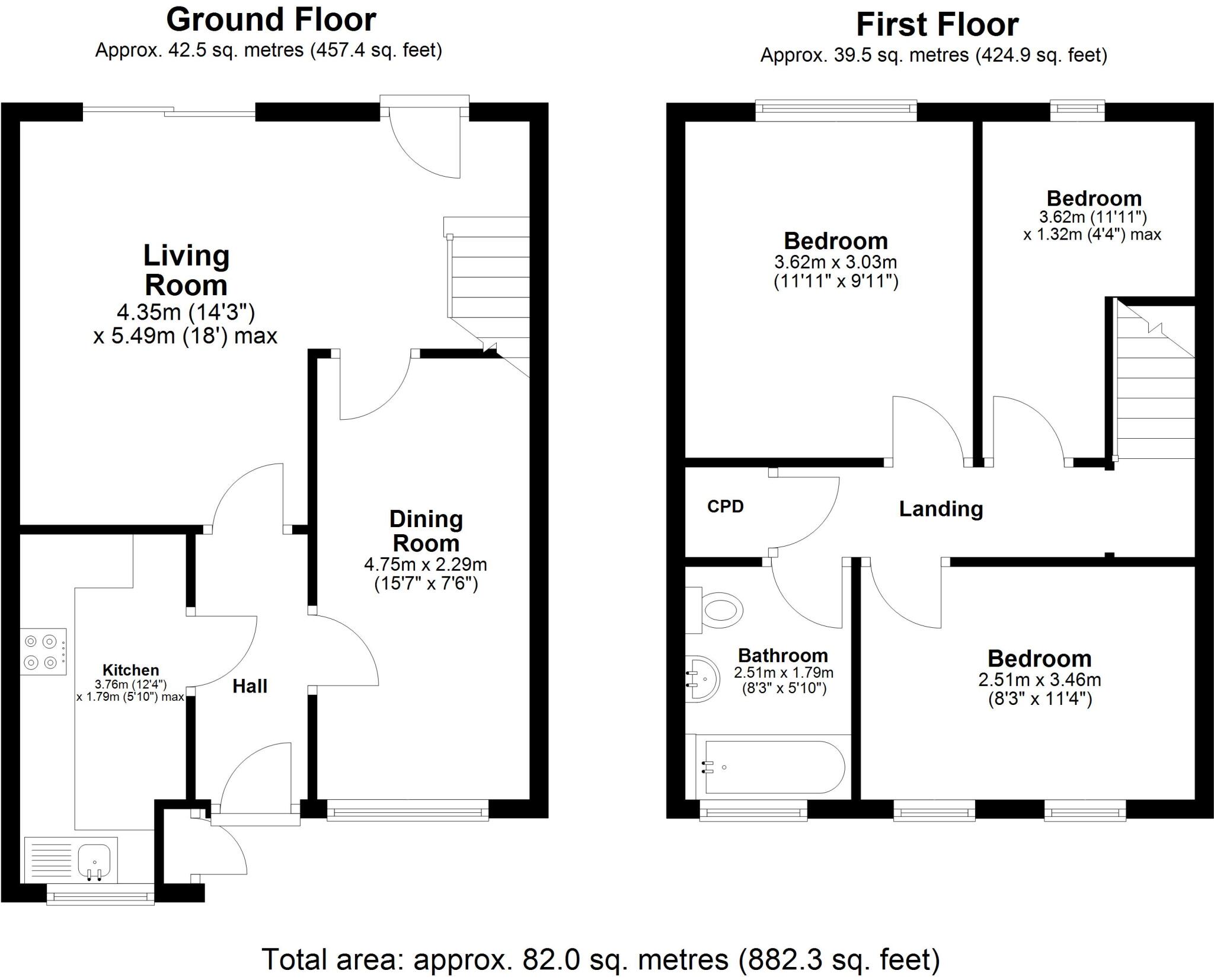 Barnston Road, Nottingham floorplan