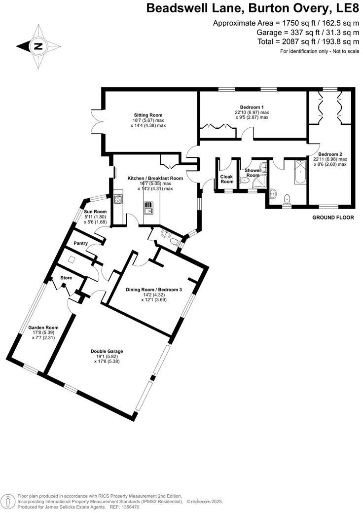 Beadswell Lane, Burton Overy, Leicestershire floorplan