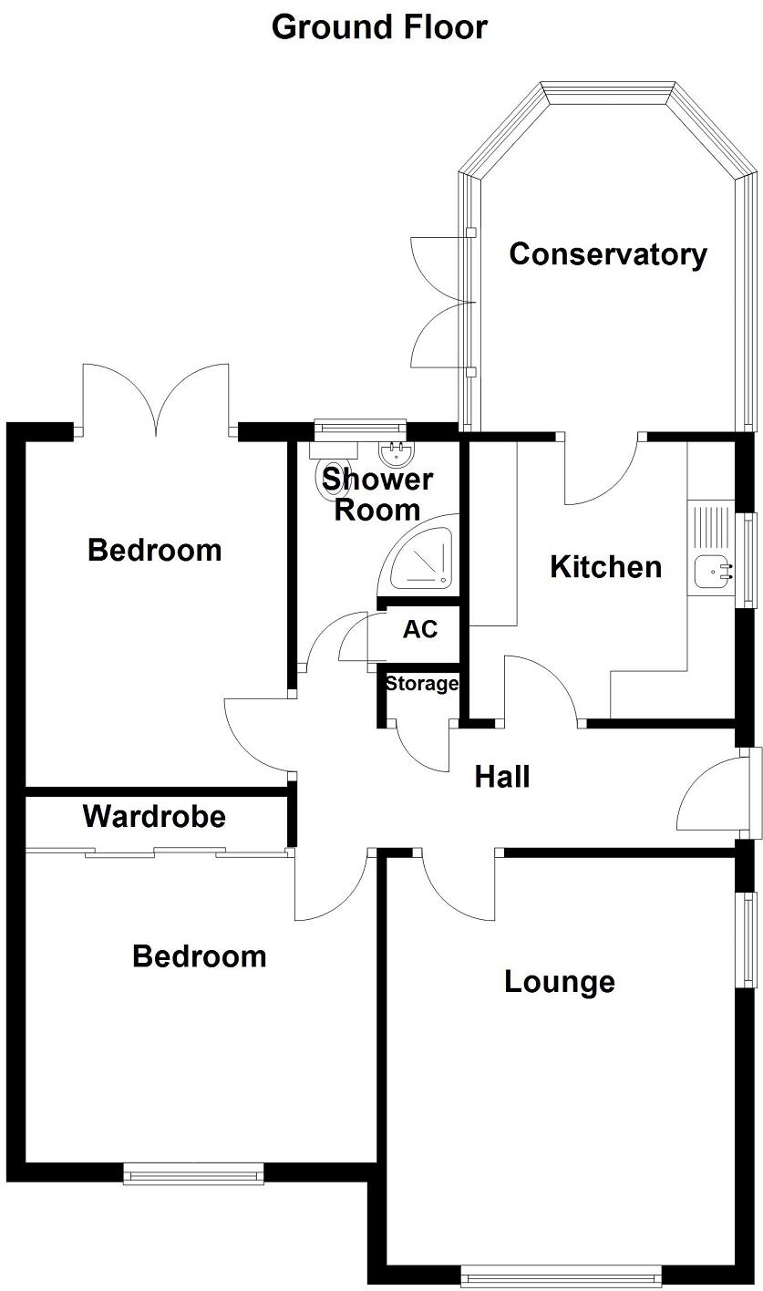 Broadmead Road, Blaby, Leicester, Leicestershire. LE8 4AB floorplan