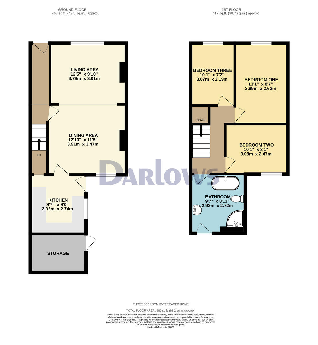 Kennard Terrace, Newport floorplan