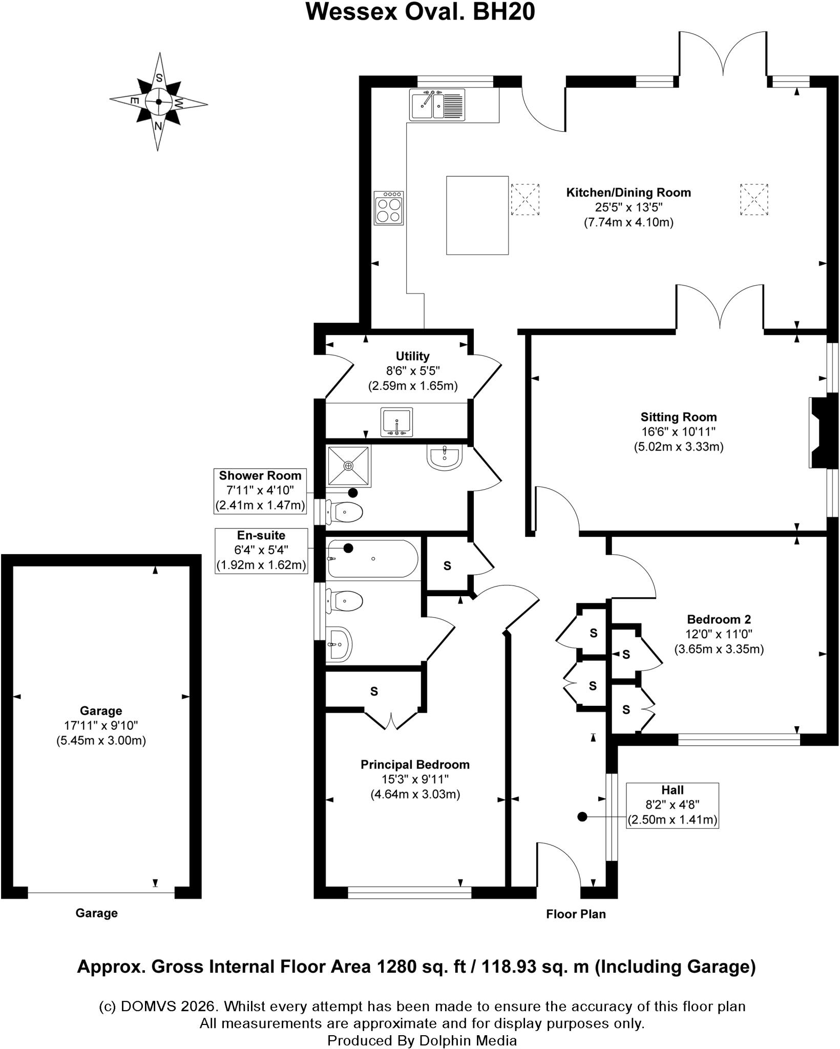 Carey, Wareham, Dorset floorplan