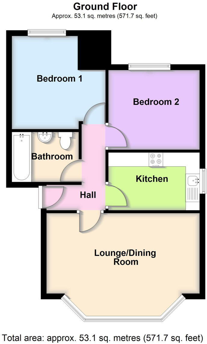 Knowsley Road, Southport floorplan