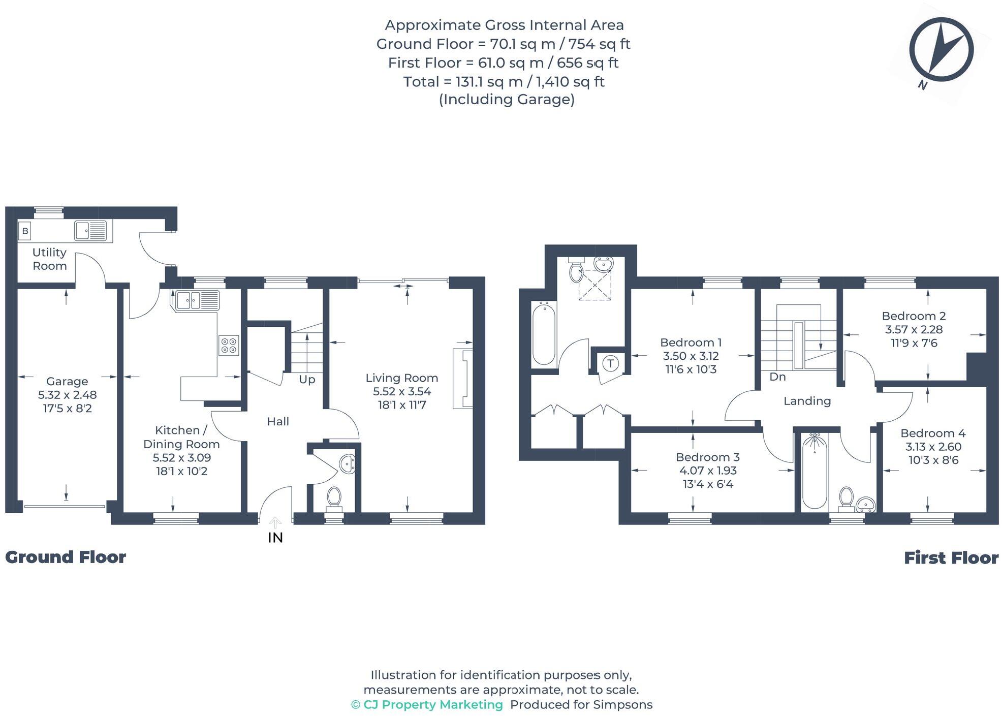 Anna Pavlova Close, Abingdon, OX14 floorplan