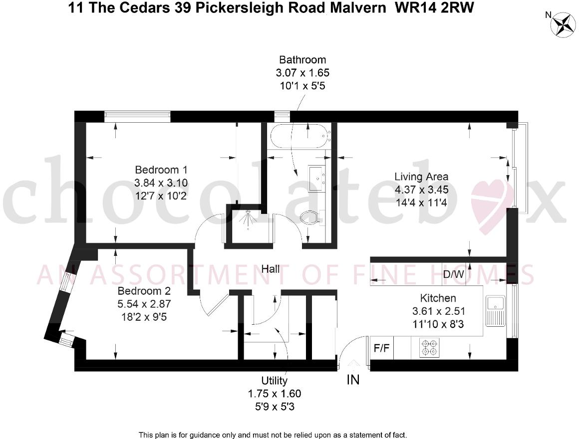 39 Pickersleigh Road, Malvern, Worcestershire, WR14 2RW floorplan