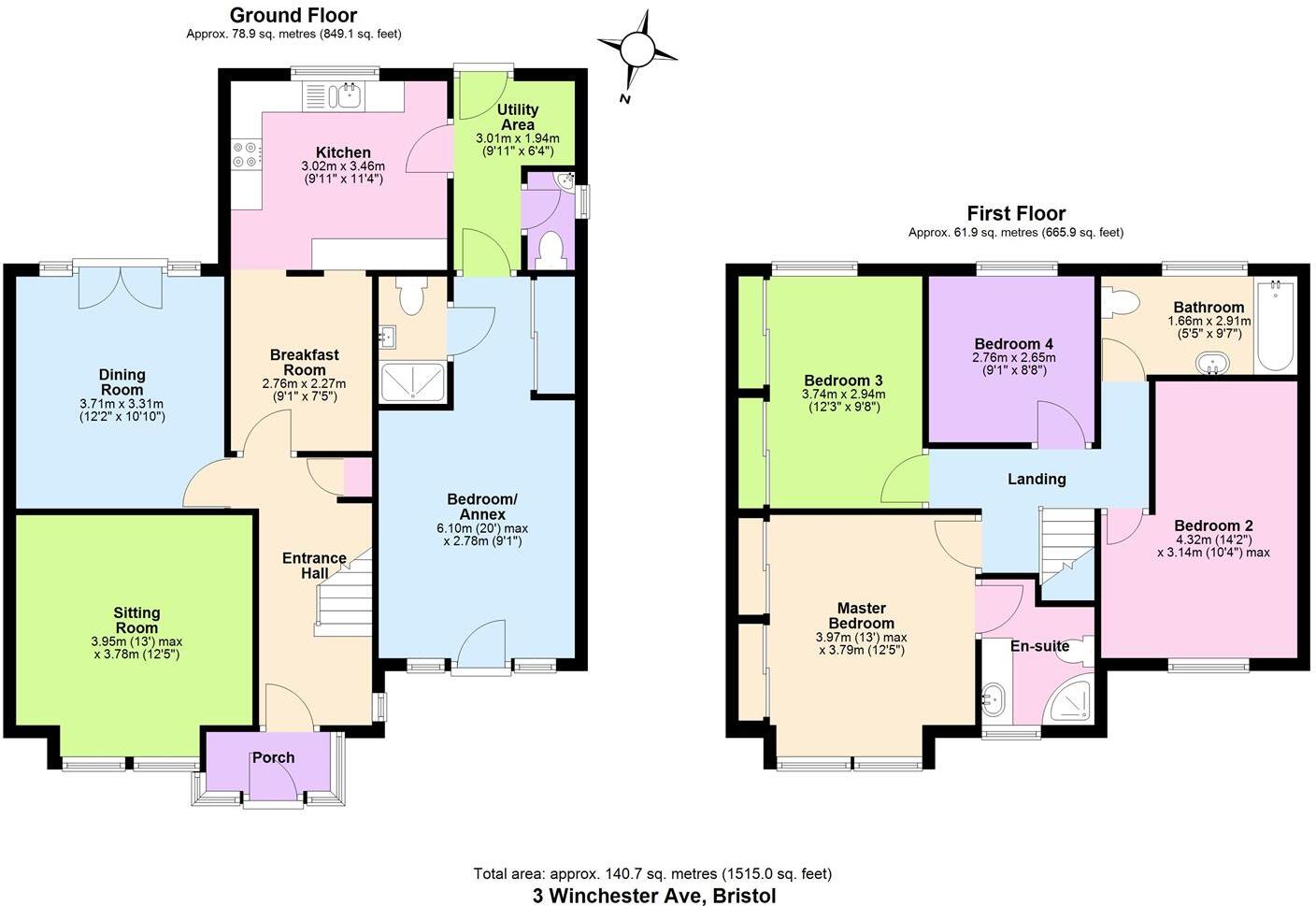 Winchester Avenue, Brislington, Bristol floorplan