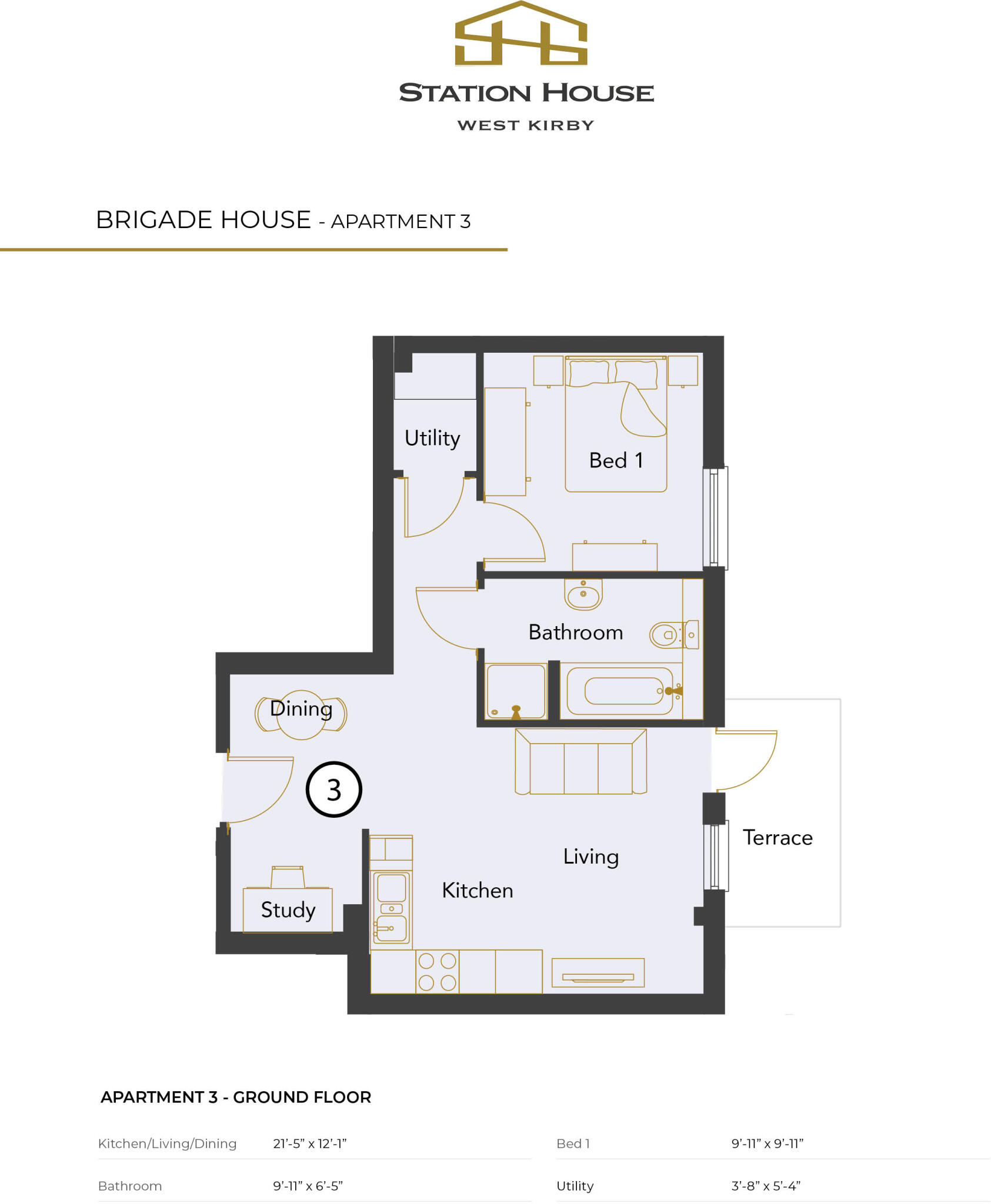 Station and Brigade House, John Kirby Way, West Kirby, Wirral, CH48 floorplan