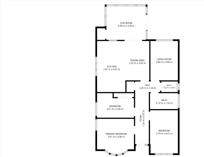 The Bungalow, West End, Winteringham, North Lincolnshire floorplan