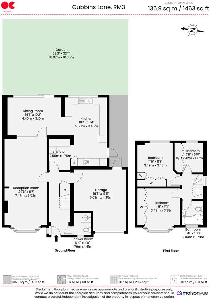 Gubbins Lane, Harold Wood floorplan