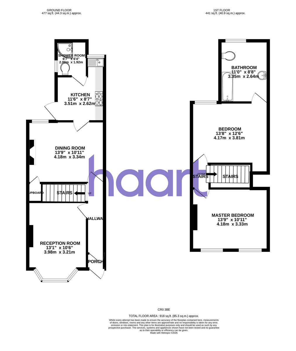 Aurelia Road, Croydon floorplan