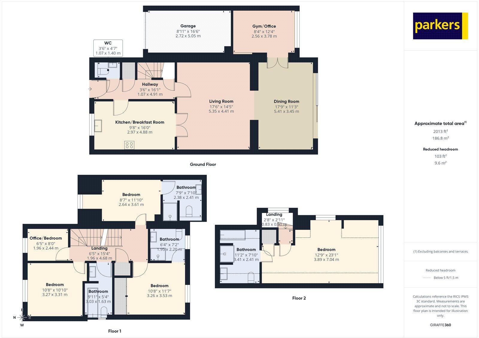 Malyns Way, Tilehurst, Reading, Berkshire, RG31 floorplan