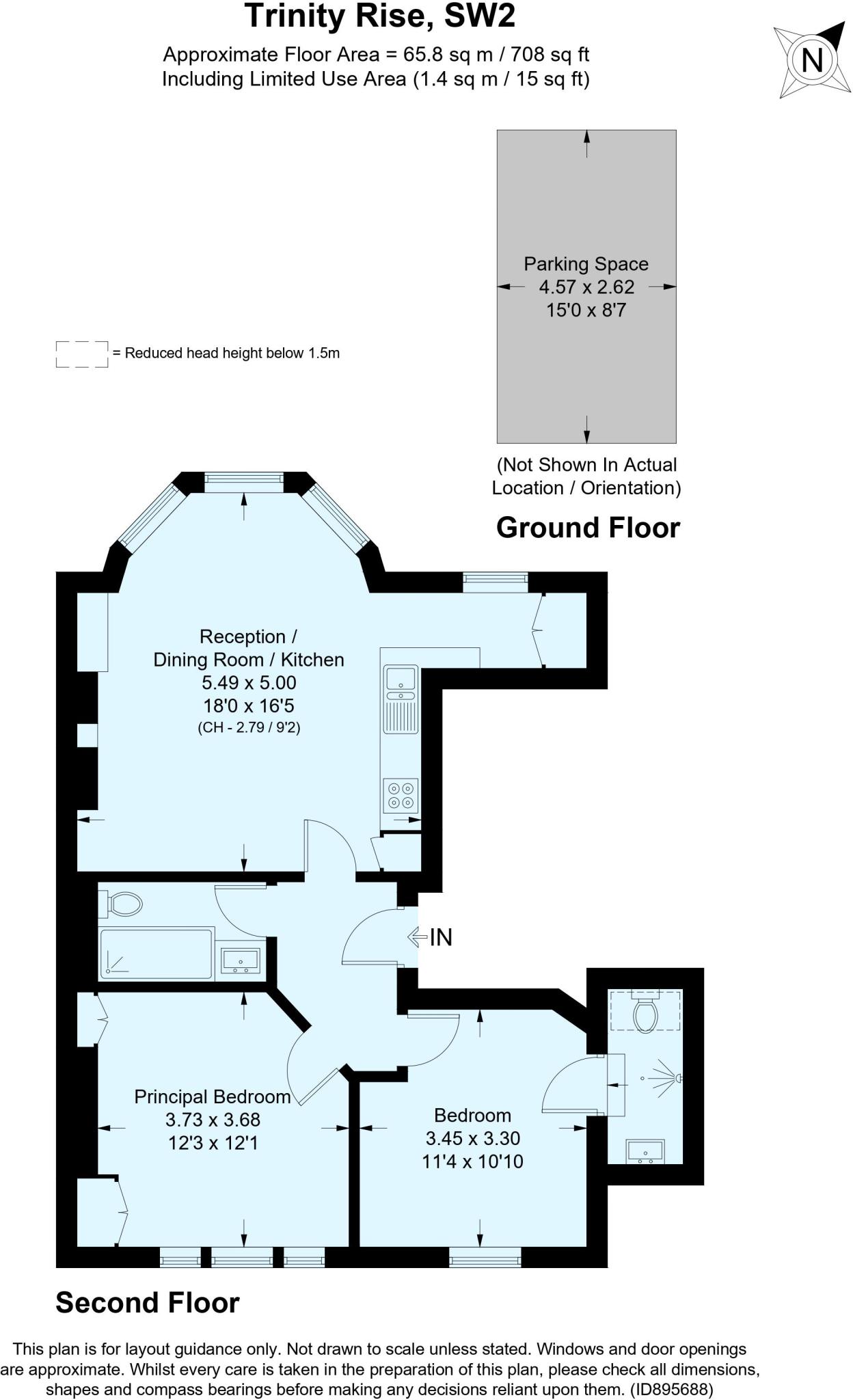 Trinity Rise, London, SW2 floorplan
