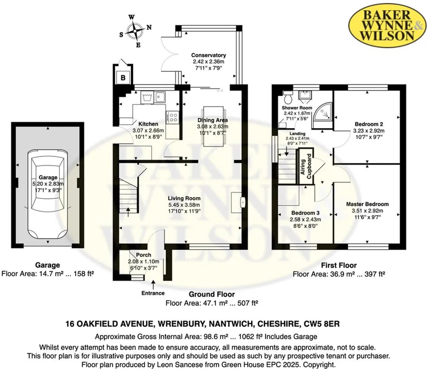 Oakfield Avenue, Wrenbury, CW5 floorplan