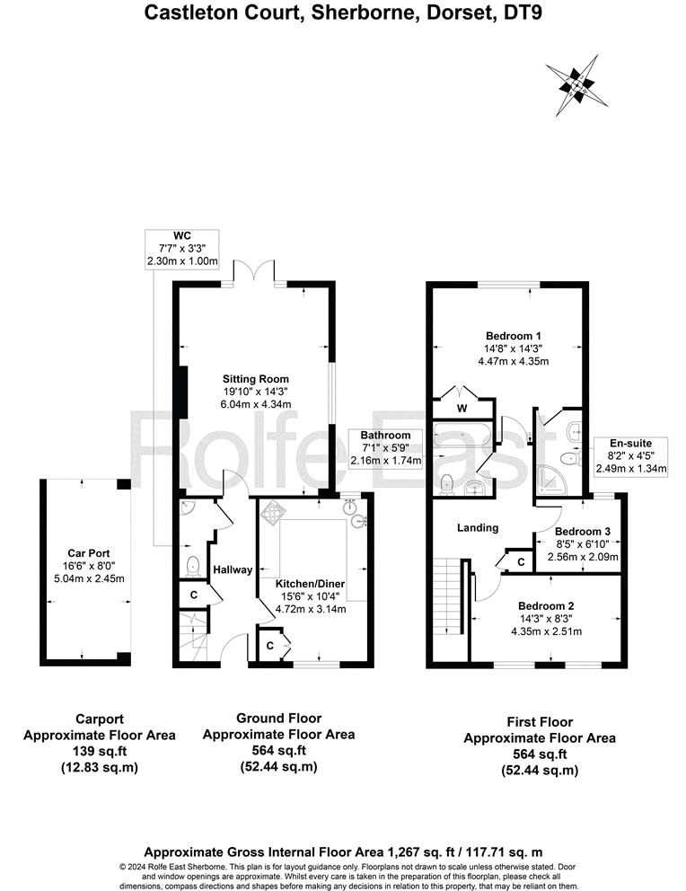 4, Castleton Court, Sherborne floorplan