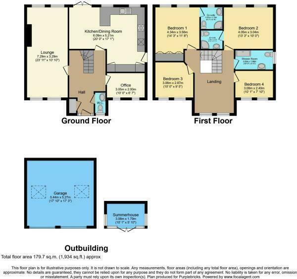 The Elms, Newton Road, Lowton floorplan