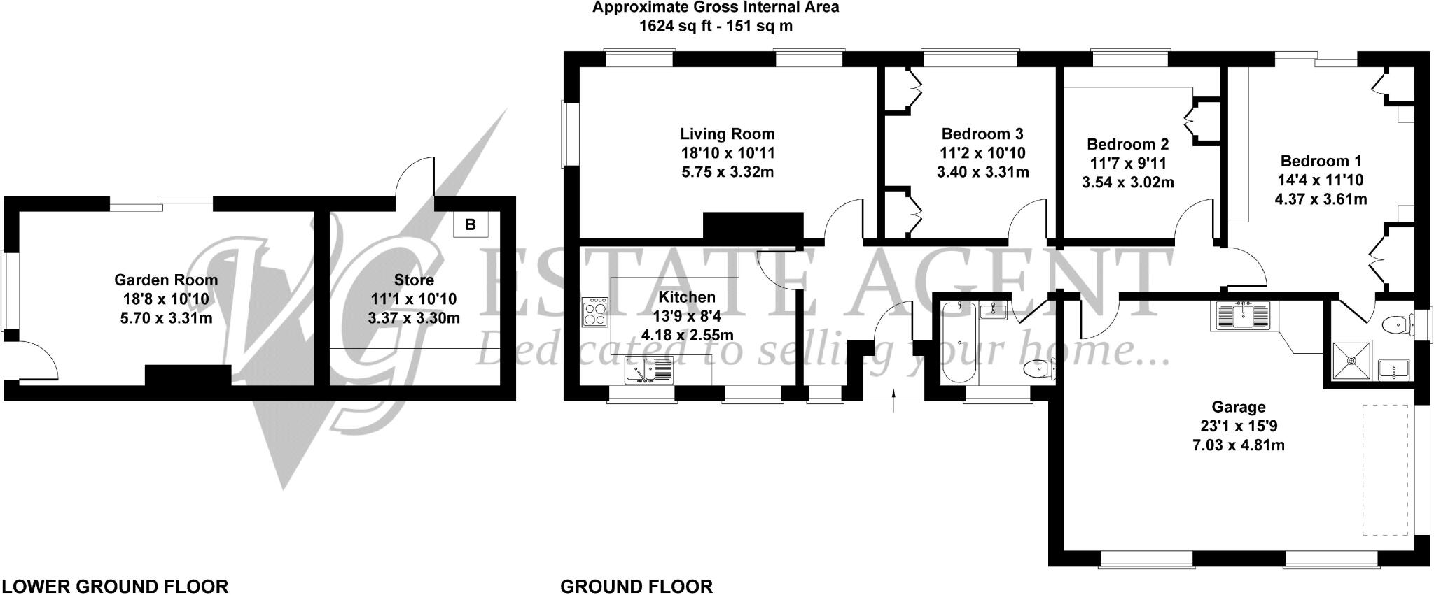 Thistledown, Ripponden Old Lane, Ripponden HX6 4PA floorplan