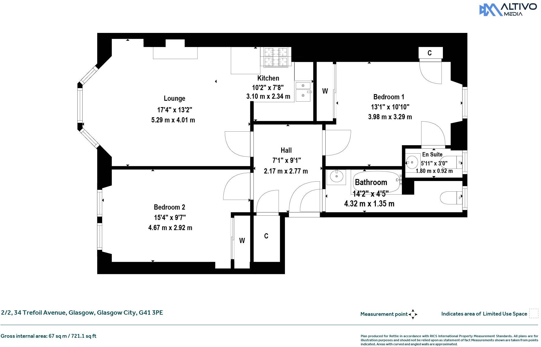 Trefoil Avenue, Shawlands, Glasgow floorplan
