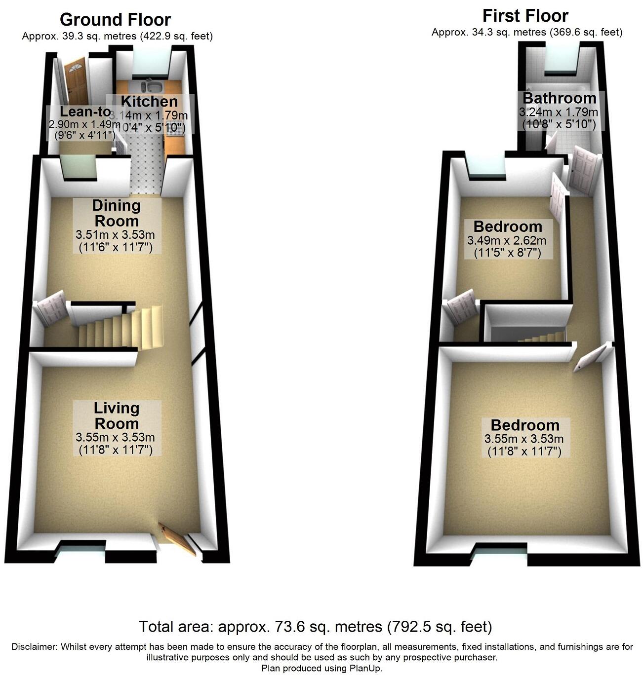 Alfreton Road, Pye Bridge, Derbyshire. DE55 4PB floorplan