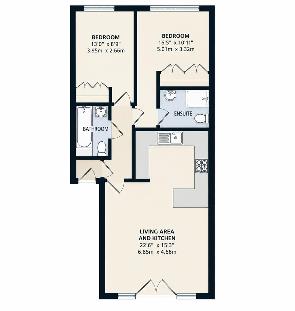 Chelsea Road, Sheffield floorplan