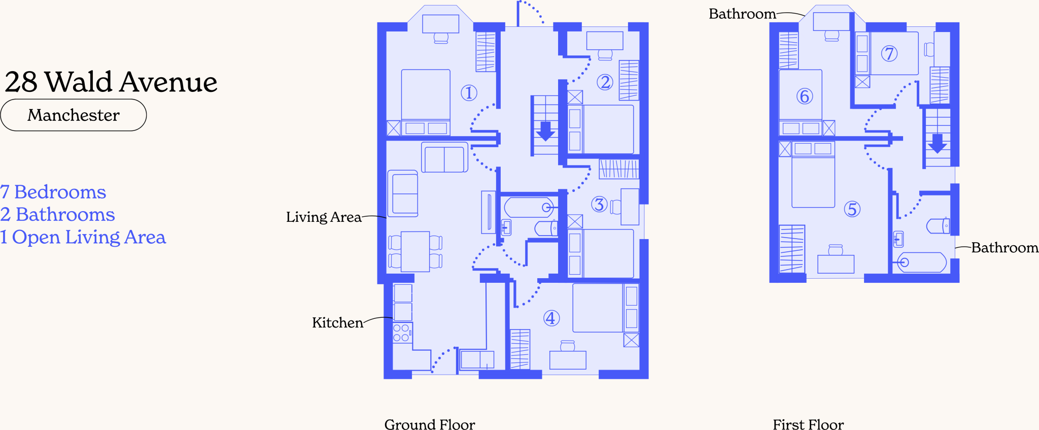28, Wald Avenue, Manchester floorplan