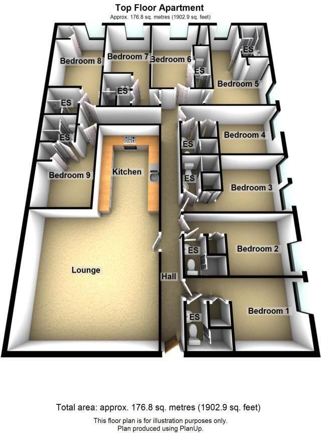 ALBERT DOUGLAS HOUSE, ORMSKIRK,  floorplan