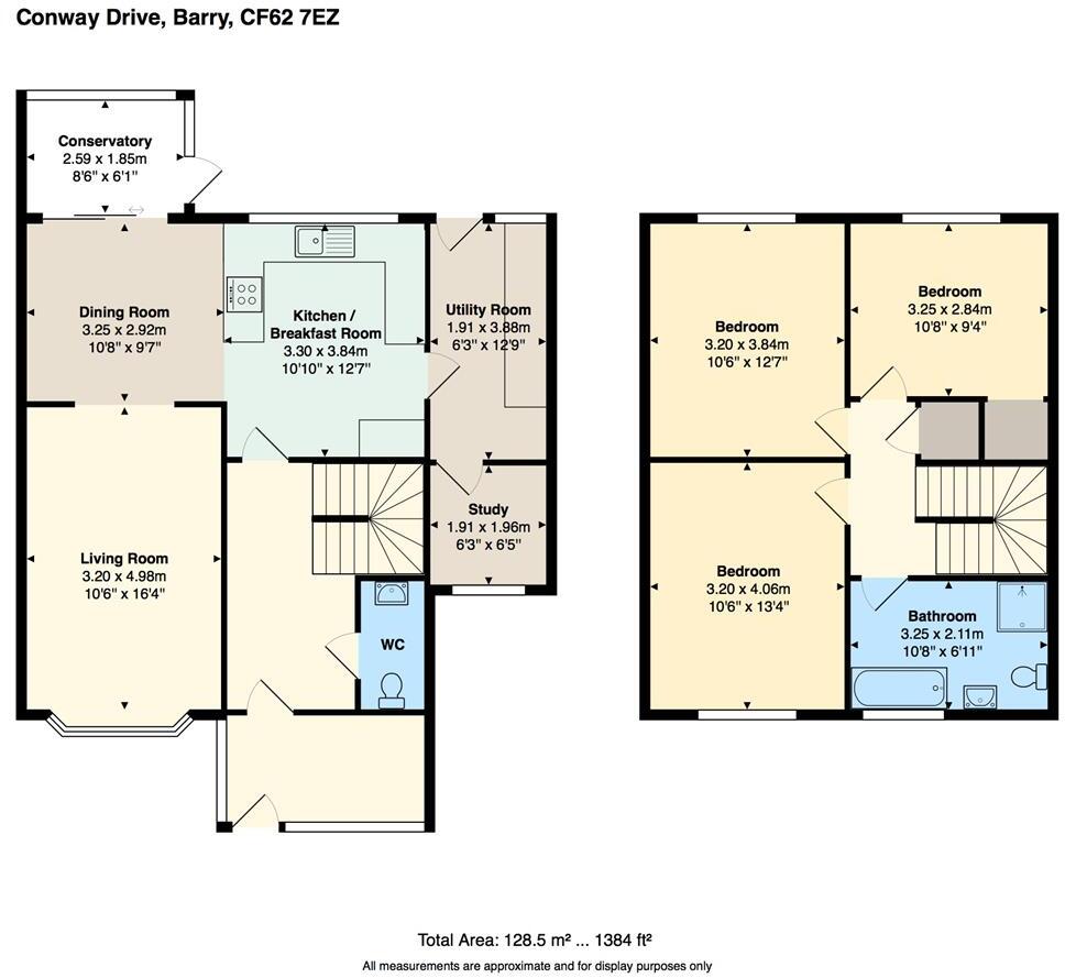 Conway Drive, Barry floorplan