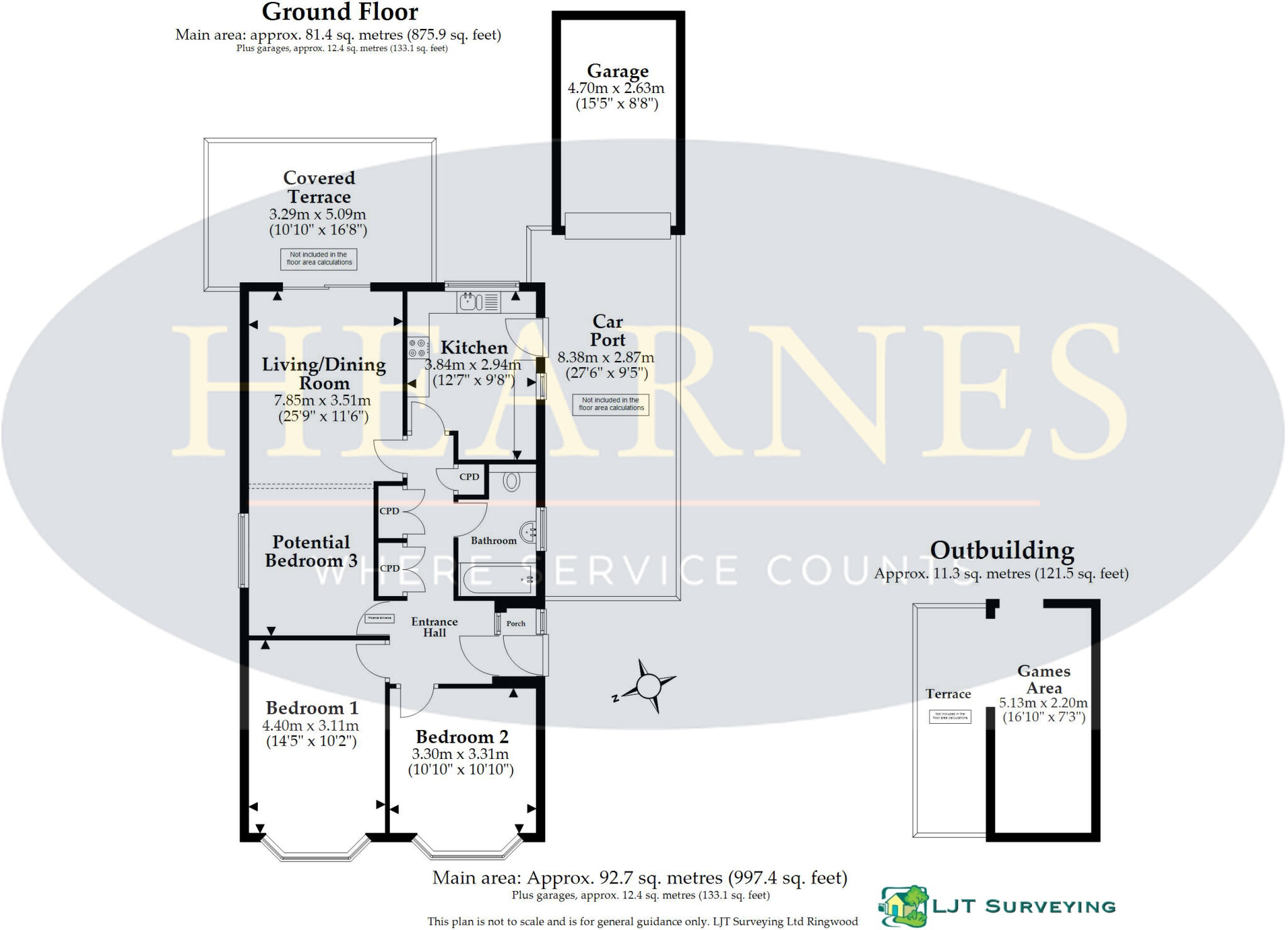 Hull Crescent, Bearwood, Bournemouth, BH11 9RG floorplan
