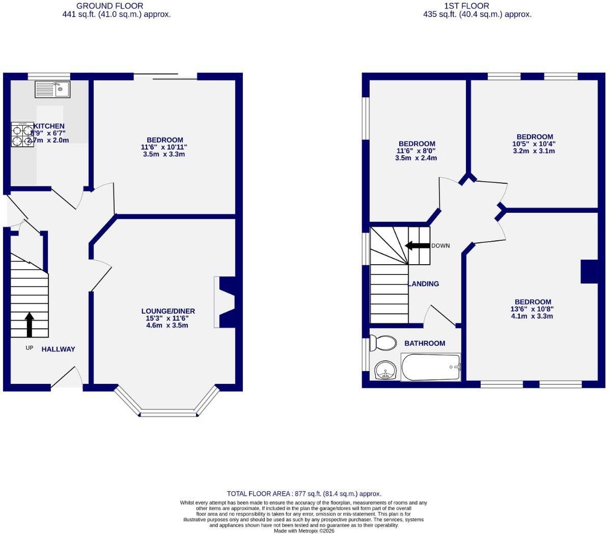 Tang Hall Lane, York floorplan