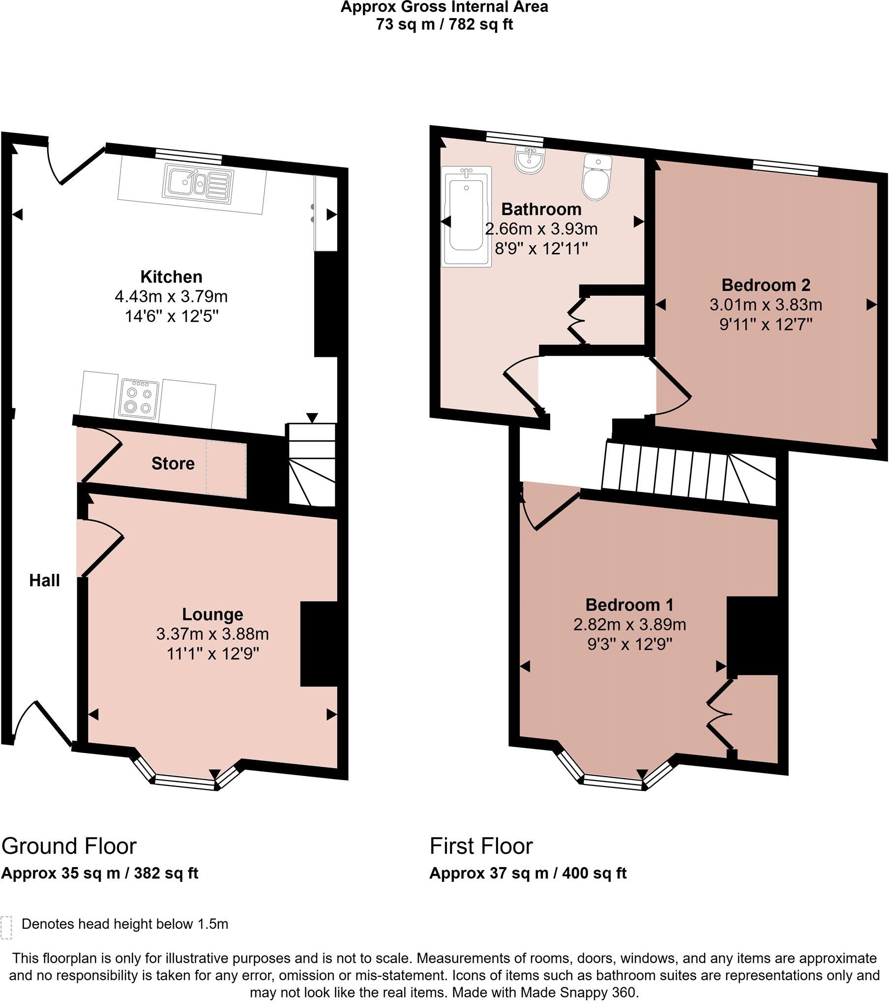 Wilton Terrace, Melton Mowbray, Leicestershire floorplan