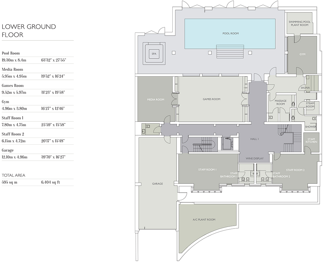 COURTENAY AVENUE, KENWOOD, N6 floorplan