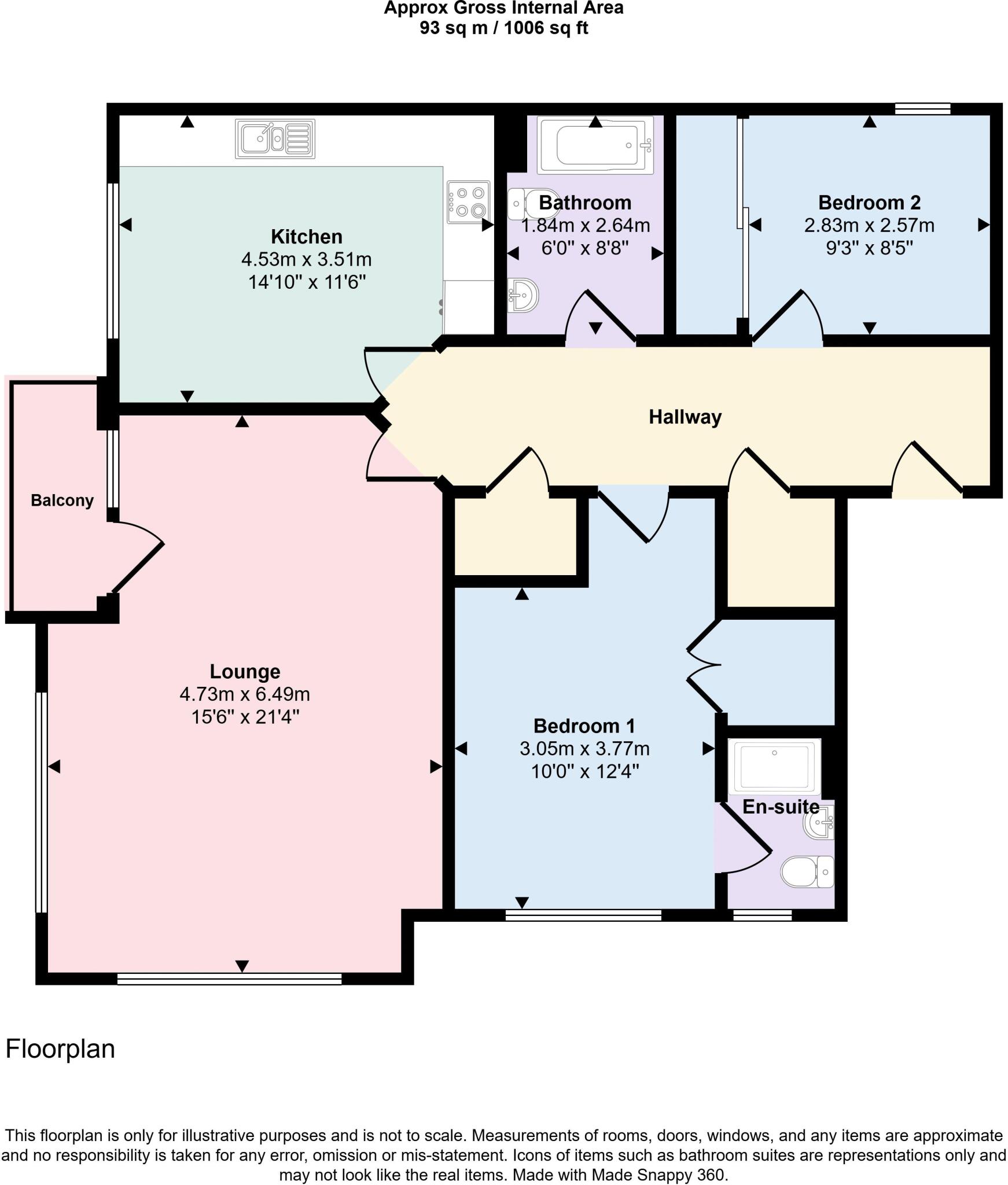 Denny Crescent, Dumbarton floorplan