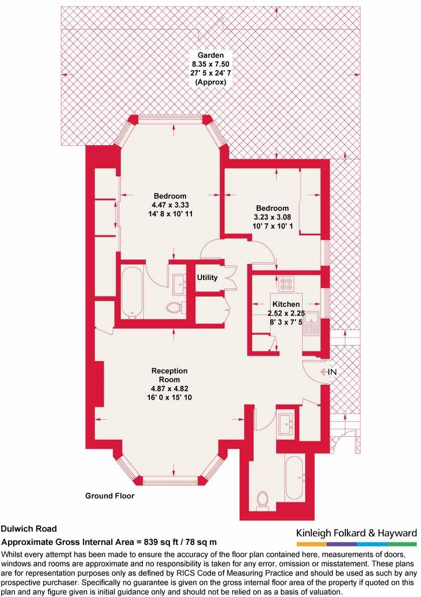 Dulwich Road, Herne Hill, London, SE24 floorplan
