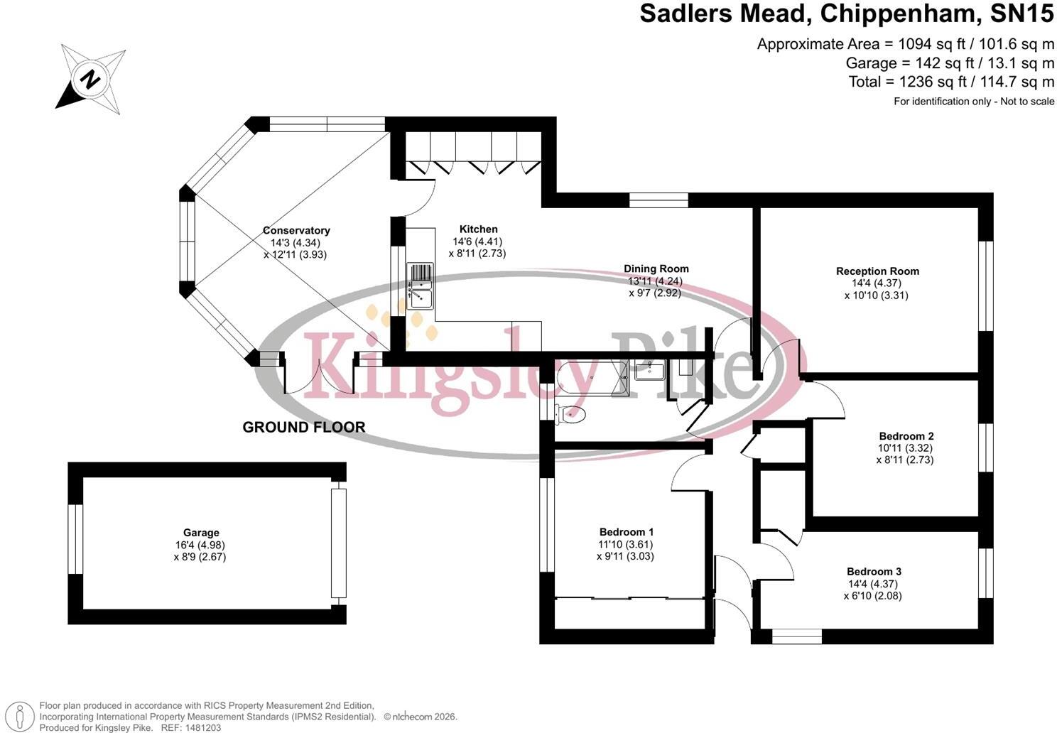Sadlers Mead, Chippenham floorplan