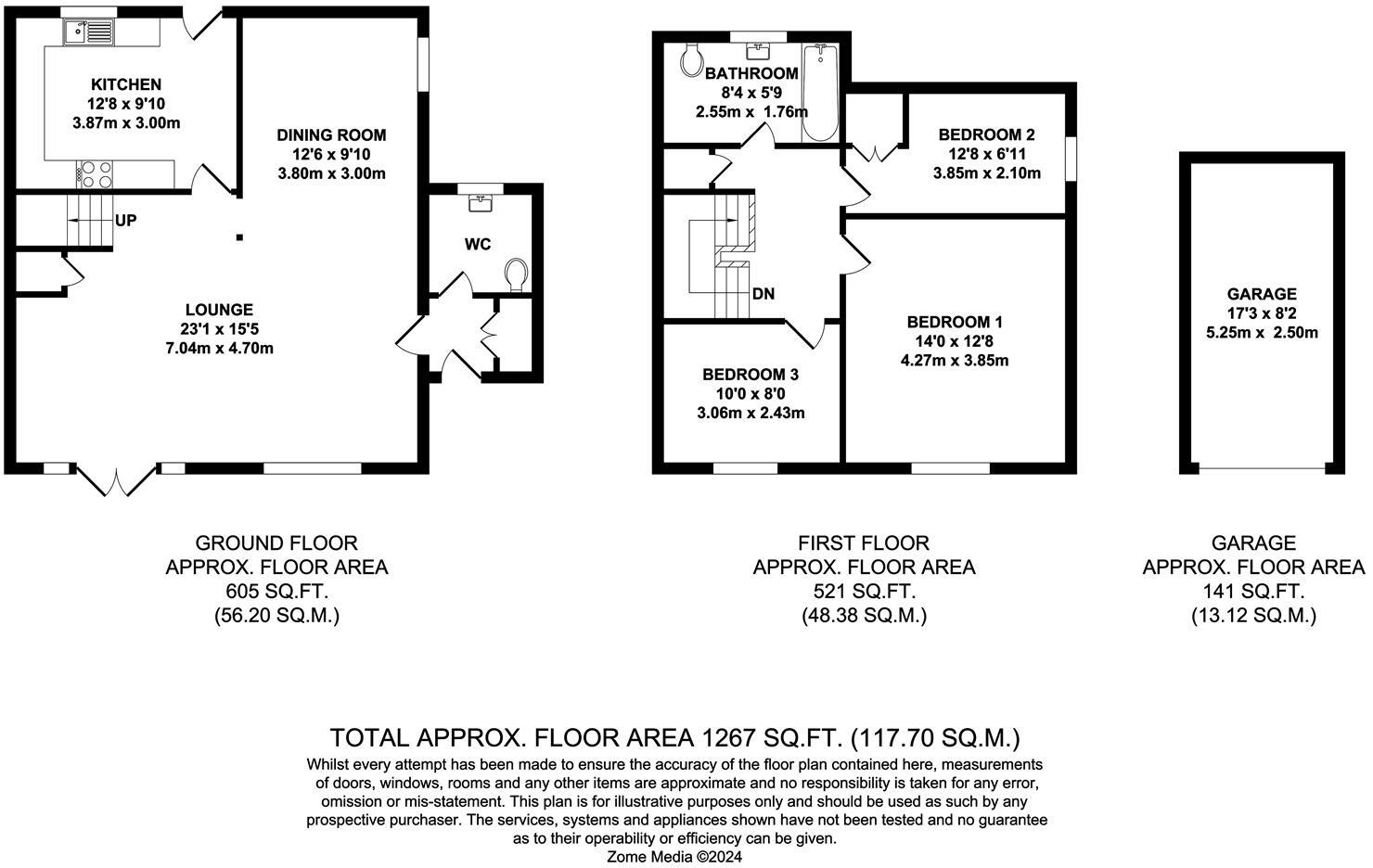 Hale Street, East Peckham, Tonbridge floorplan