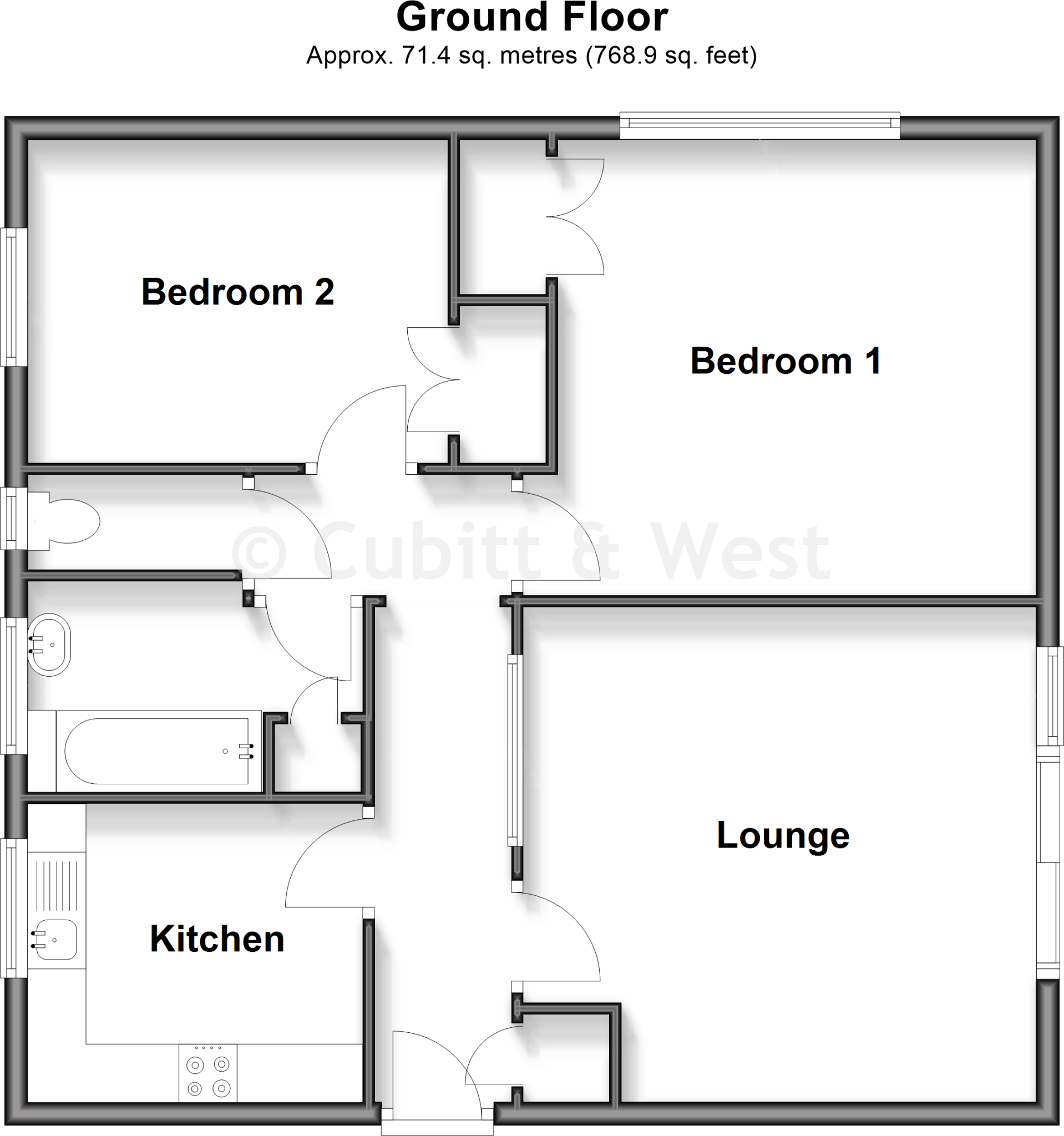 Wallace Avenue, Worthing, West Sussex floorplan