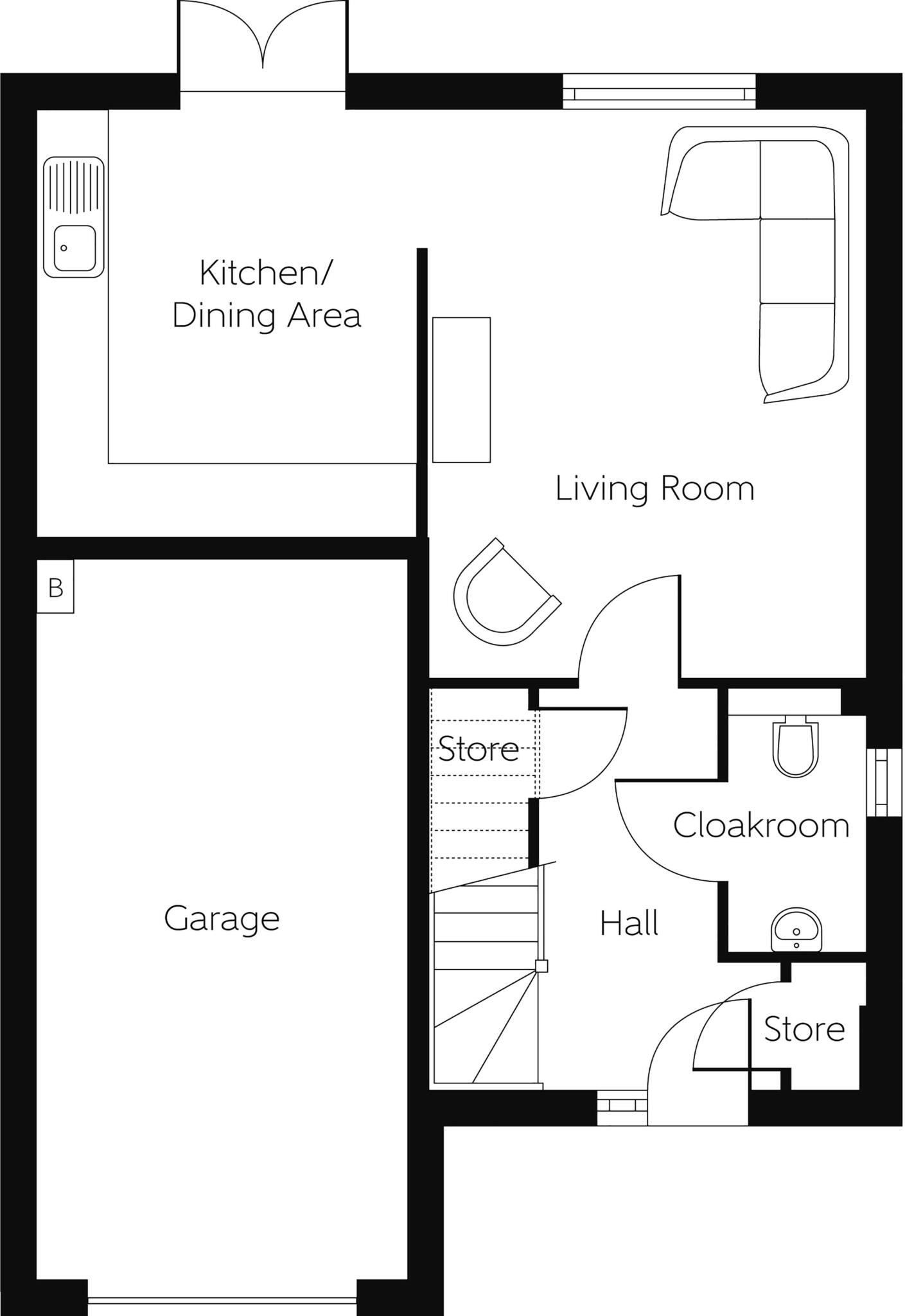off Montgomerie Park Drive, 
Irvine,
Ayrshire
KA11 2FY floorplan