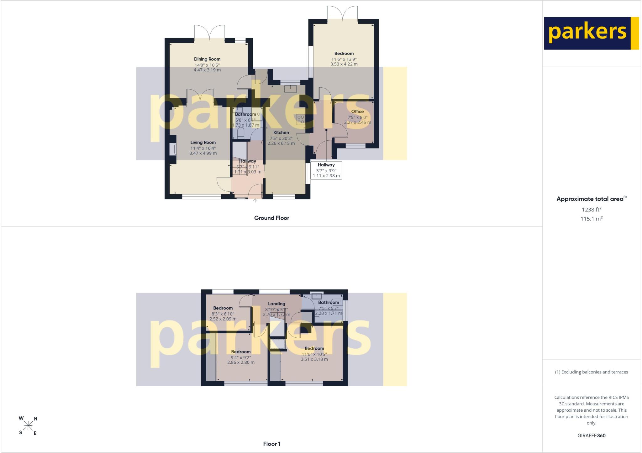 The Horse Close, Emmer Green, Reading, Berkshire, RG4 floorplan