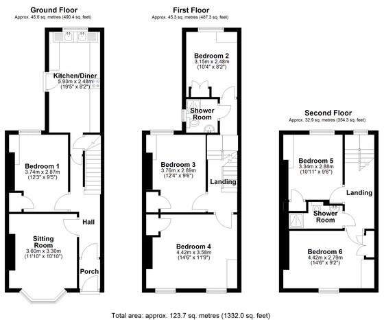 Oxford Road, Exeter floorplan