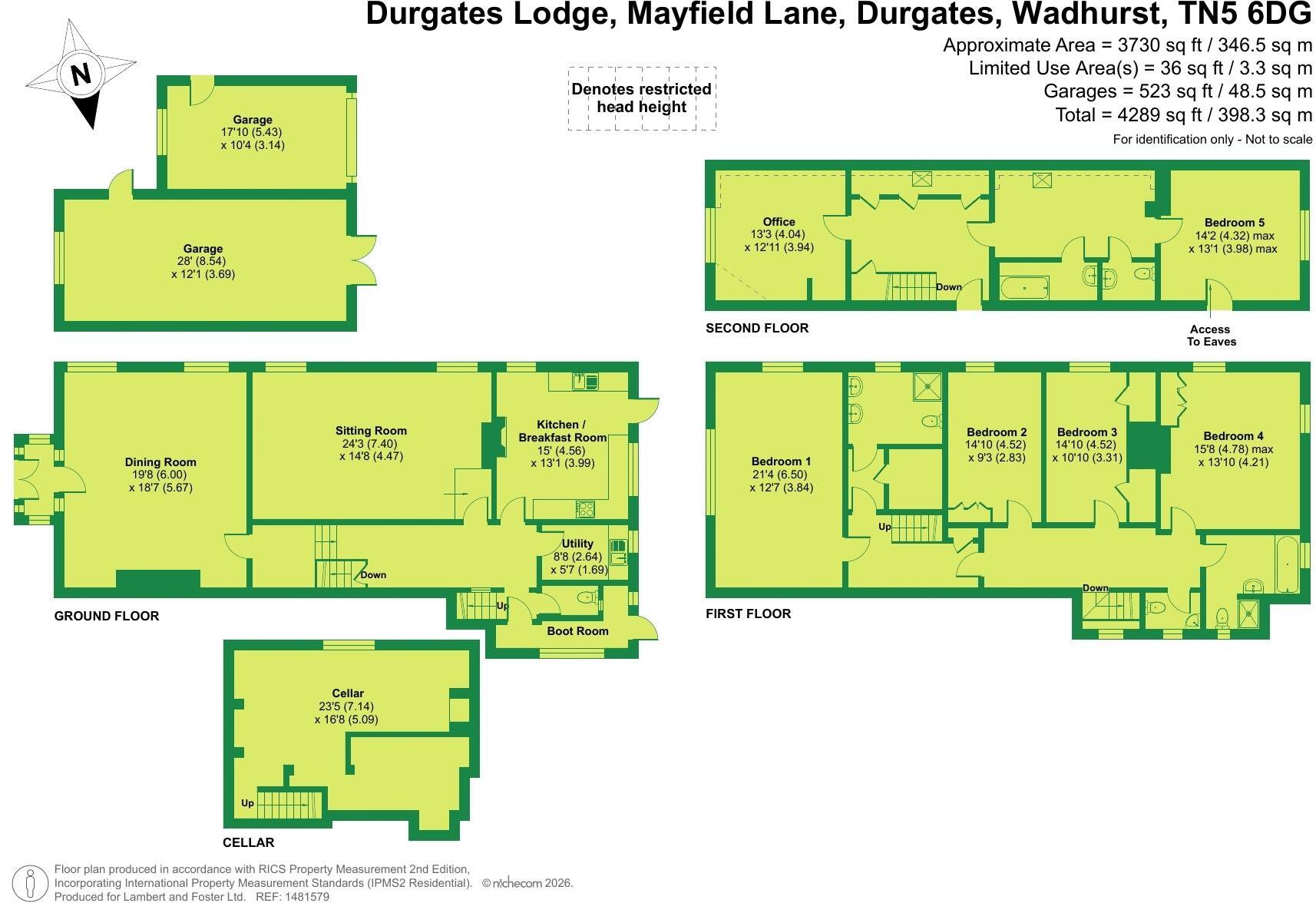 Mayfield Lane Wadhurst floorplan