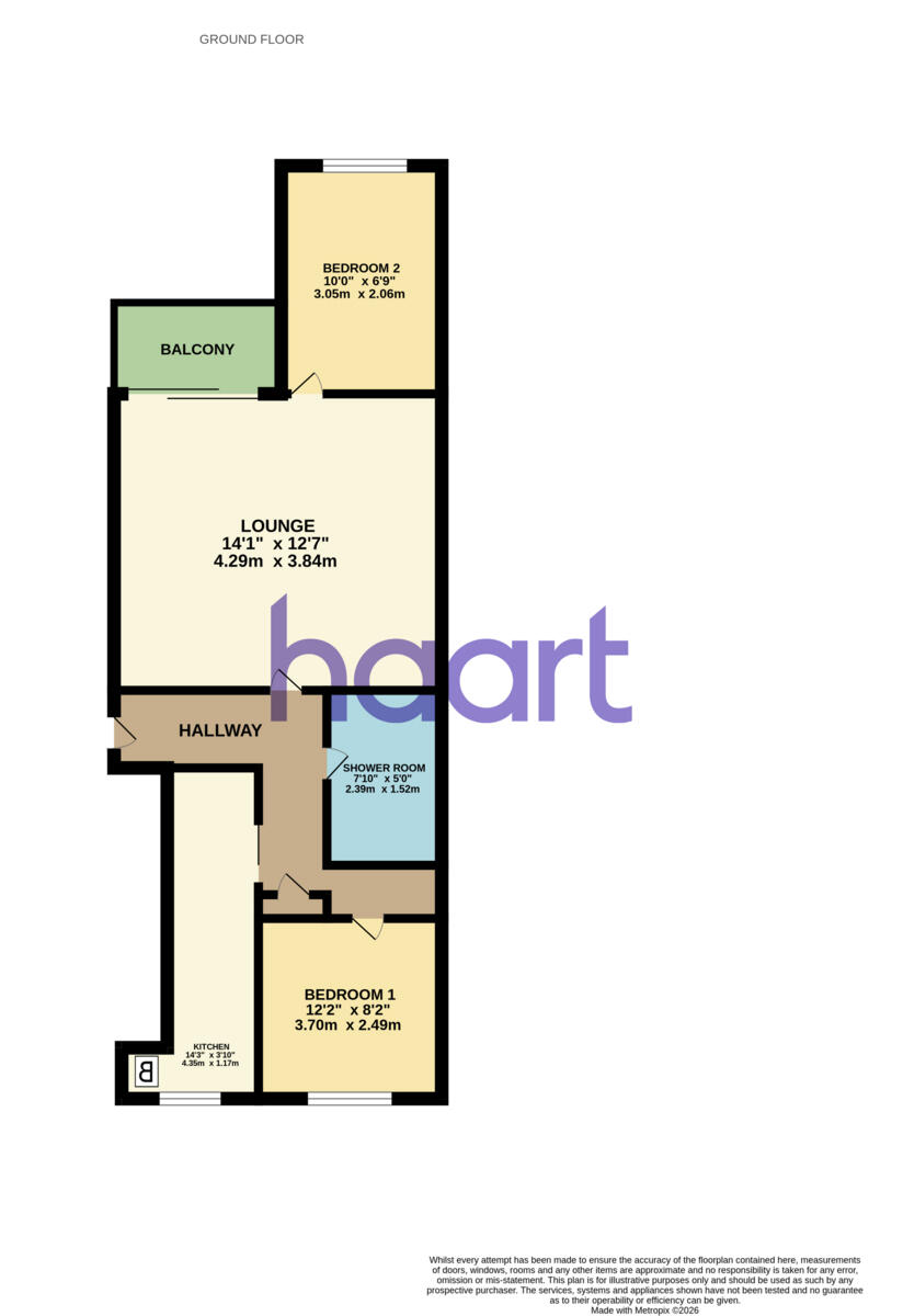 Paxton Court, Little Paxton floorplan