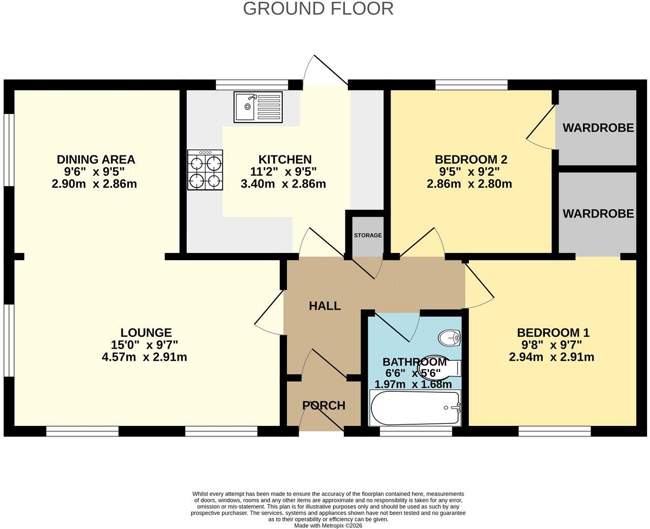 Rozel Court, Beck Row, Bury St. Edmunds, Suffolk, IP28 floorplan